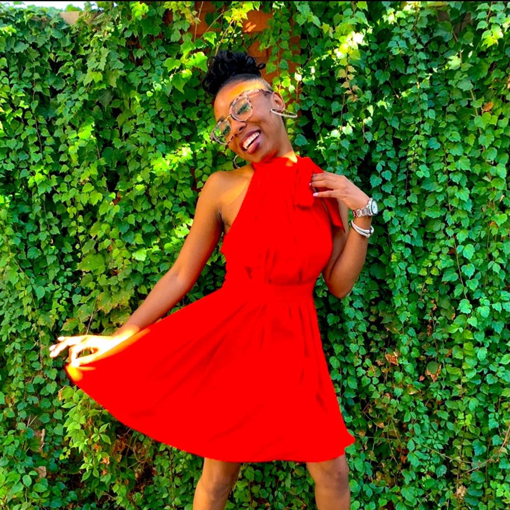 Red Twirl Dress